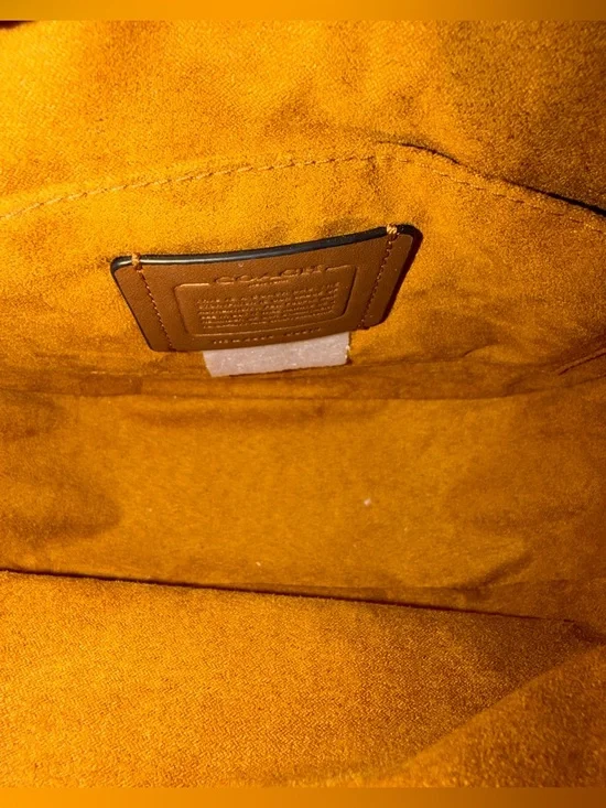 Coach Kleo Bag in Signature Chambray, Denim Blue - Picture 10 of 13